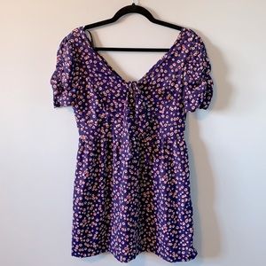 Adorable Tie-Neck Mini Dress